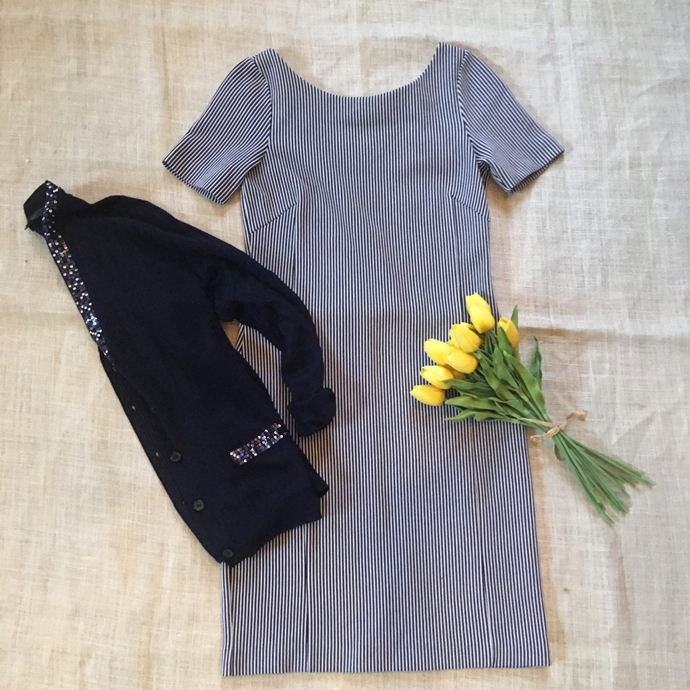 Banana Republic Blue/White Dress